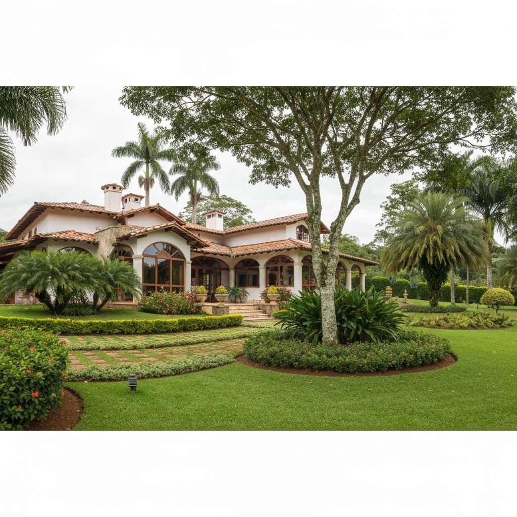 Casa de campo brasileña en la quinta